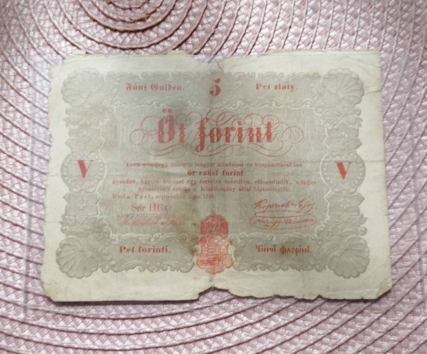 5 forint 1848