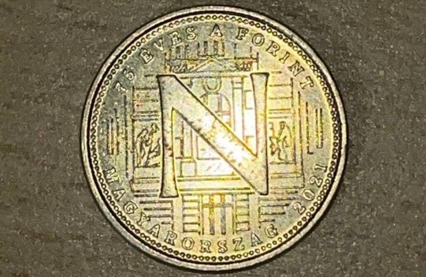 5 forint, 2021 75 ves a Forint /"N" bet/