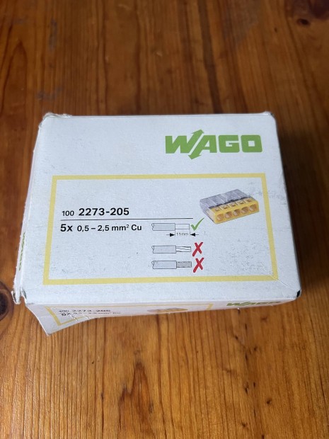 5-s wago ts 100db egy doboz