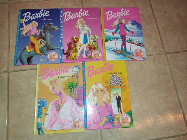 5db Barbie Mesekönyv egyben