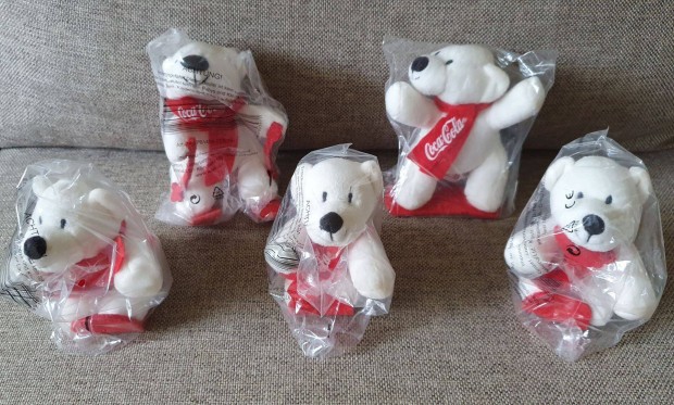 5db Coca Cola plss jegesmedve jegesmaci medve maci
