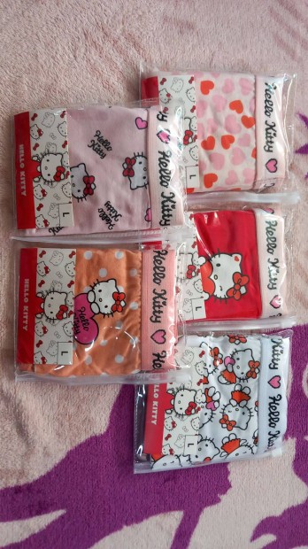 5db Hello Kitty bugyi egyben elado, uj,L (1000huf/db)