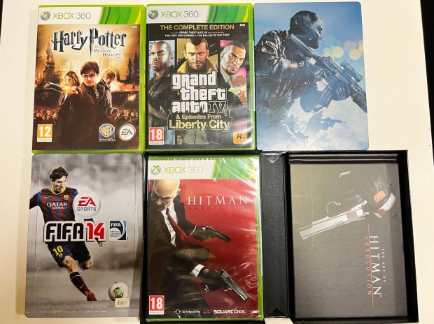 5db Xbox 360 xbox360 jtk Harry Potter, GTA, Call of Duty