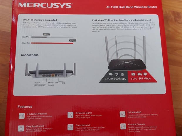 5g s 2.4ghz mercusys ac12 router