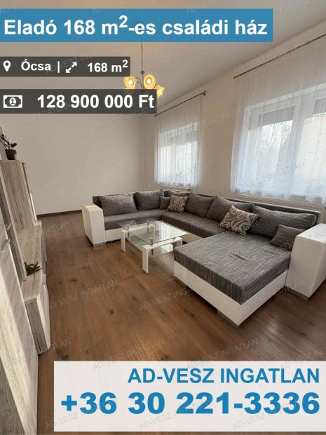 5szob�s, fel�j�tott h�z �cs�n elad�