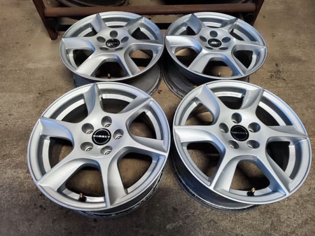 5x100 15" Borbet Alufelni Felni 90Garage #1653