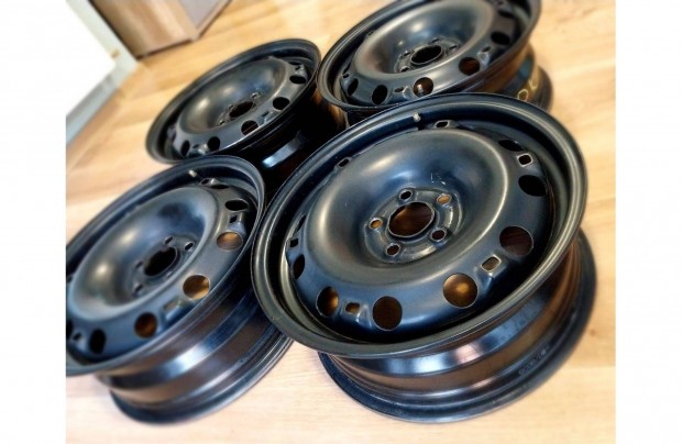 5x100 15" Skoda / Volkswagen gyri hasznlt lemezfelni garnitra