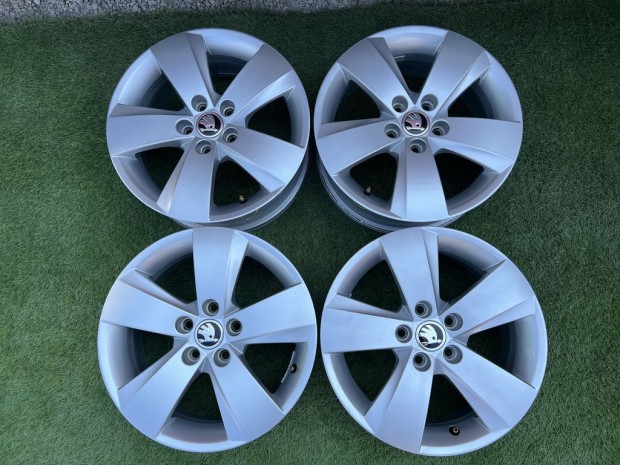 5x100 15" Skoda gyári alufelni 6Jx15h2 ET38