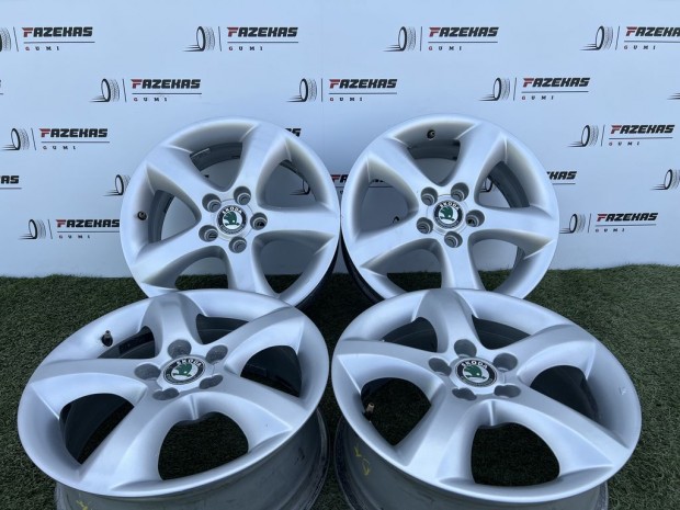 5x100 15" Skoda gy�ri alufelni 6Jx15h2 ET43