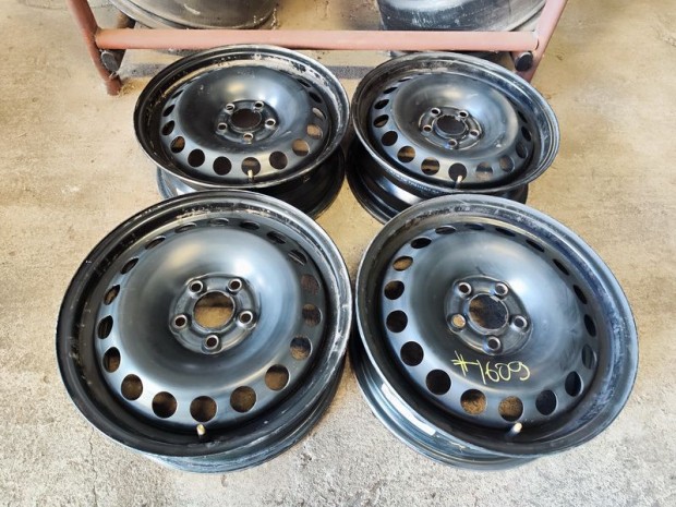 5x100 15" VW Aclfelni Lemez Felni 90Garage #1609