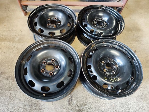 5x100 15" VW Aclfelni Lemez Felni 90Garage #1610