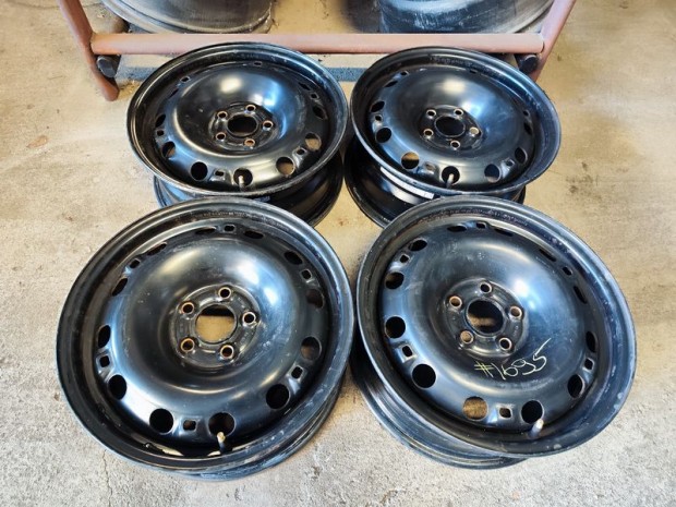 5x100 15" VW Aclfelni Lemez Felni 90Garage #1695