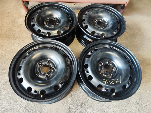 5x100 15" VW �jszer� Ac�lfelni Lemez Felni 90Garage #1871