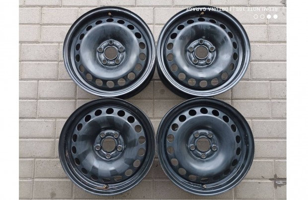 5x100 15" VW használt lemezfelni garnitúra (R554)
