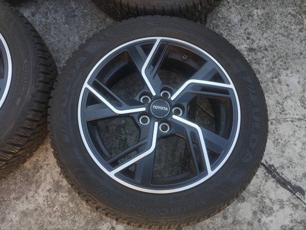 5x100 16 Toyota Yaris - 195/55 r16 " Fulda téli gumi + Tpms