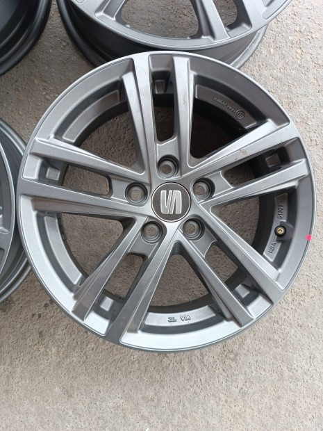 5x100 5,5"x15 r15 et40 új gyári Seat, VW alufelni garnitúra