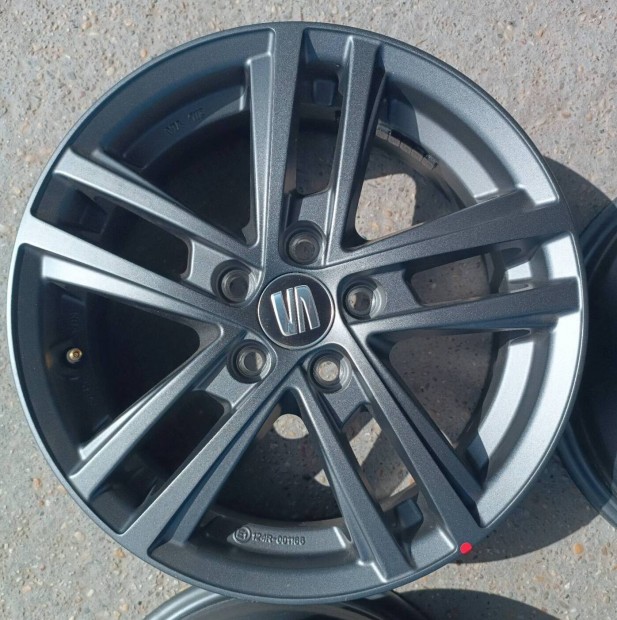 5x100 5,5x15" r15 et40 új, gyári Seat VW grafitszürke alufelni