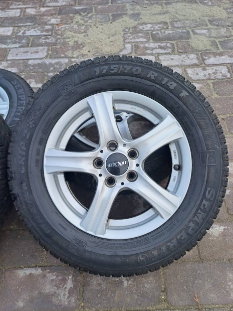 5x100 R14 alufelni 175/70R14 t�li gumikkal