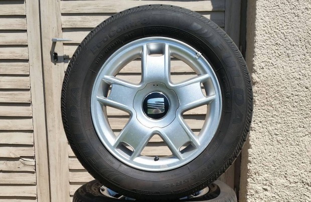 5x100 R15 Seat Alufelni nagyon j gumival 195/65 Volkswagen Skoda Audi
