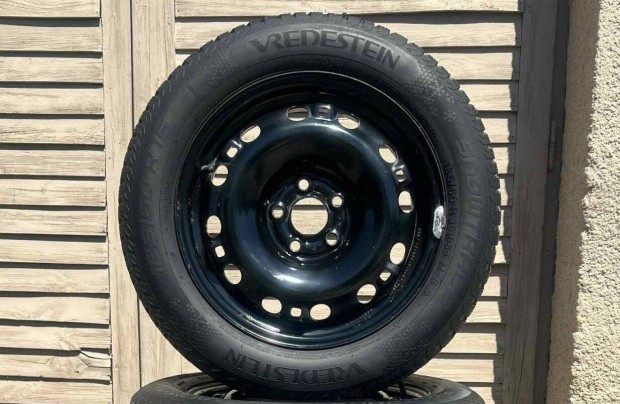 5x100 R15 Skoda Fabia Felni nagyon jó téli gumival 185/60 Polo Ibiza