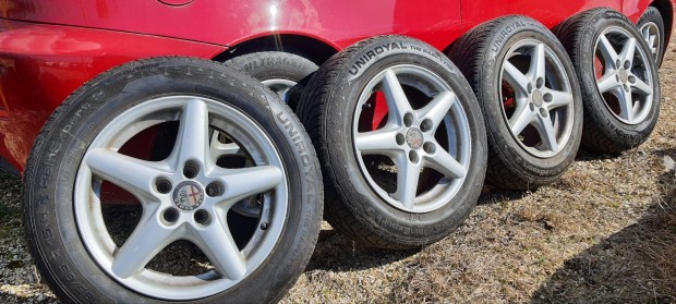 5x100 R15 alufelni 185/65 r15 nyári gumi