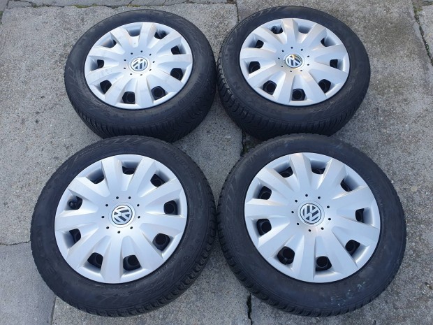 5x100 VW polo lemezfelni tligumi dsztrcsa 15" 5,5x15 ET40 185/60 