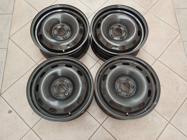 5x100 Volkswagen gyri lemezfelni 6x15 ET38 VW Golf Bora Skoda Octavia