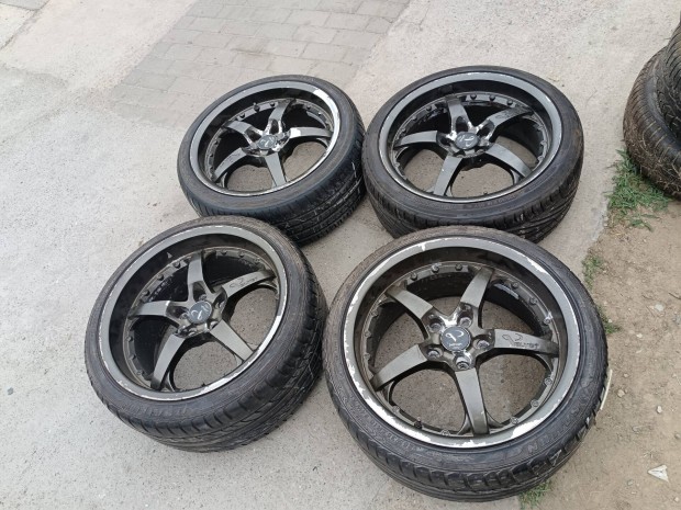 5x100 as 18" Kétszéles Barracuda alufelni
