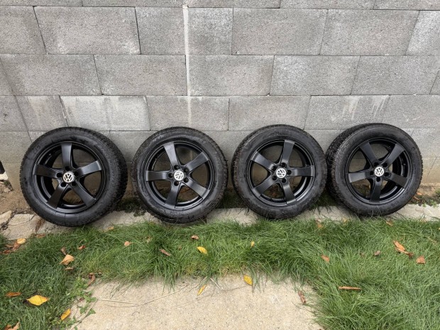 5x100 r15" VW Alufelni 185/60r15" pirelli téli gumik