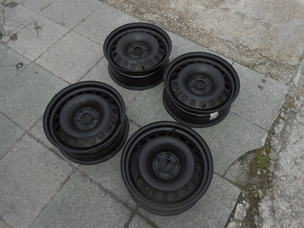 5x105 gyári Opel 16" acélfelni lemezfelni 16 coll vasfelni