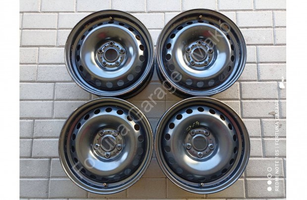 5x108 15" Renault újszerű lemezfelni garnitúra (R620)