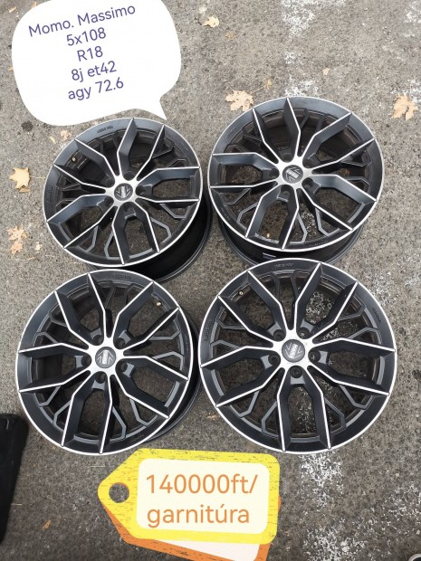 5x108 R18  alufelni ford, Volvo, Jaguar, Peugeot, Citroen, stb... 