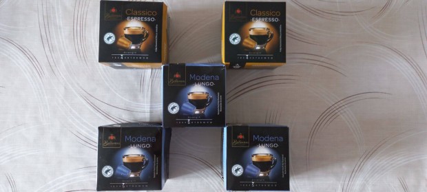 5x10 db j Nespresso kompatiblis kapszulk: Classico Espresso, Modena