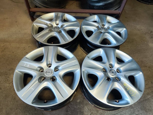 5x110 16" Opel Struktr Aclfelni Lemez Felni 90Garage #1402