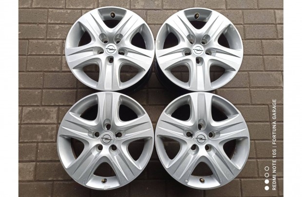 5x110 16" Opel Struktur lemezfelni garnit�ra d�szt�rcs�val (654)