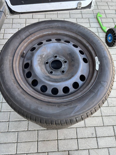 5x110 16" gyári Opel lemezfelni 205/55 R16 Firestone nyárigumi 16