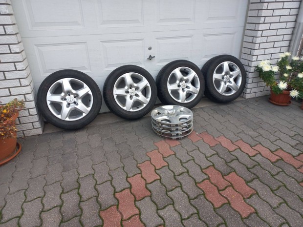 5x110 16 gyri Opel felni + dsztrcsa szett tli gumihoz