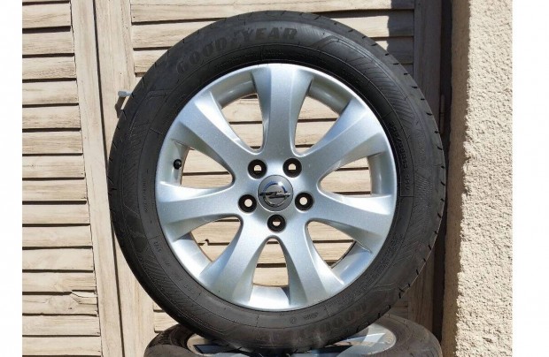 5x110 R16 Opel Alufelni újszerű gumival 205/55 Astra Vectra Zafira