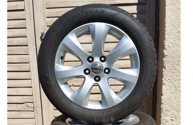 5x110 R16 Opel Alufelni újszerű gumival 205/55 Astra Vectra Zafira