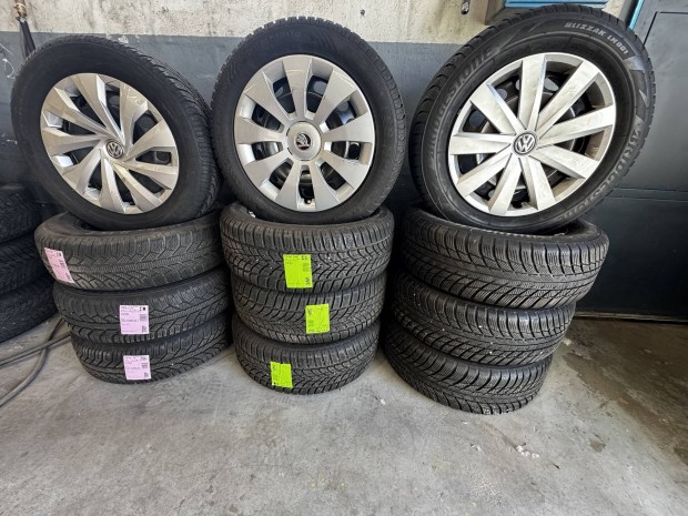 5x112 15-16 colos Téli szerelt kerekek VW,Skoda
