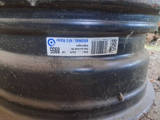 5x112 15" vw audi seat skoda felni 4db 16000ft