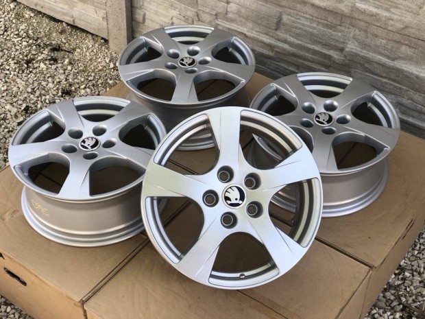 5x112 16" Gyári Skoda Alufelni 1ZO 601 025F 16 col
