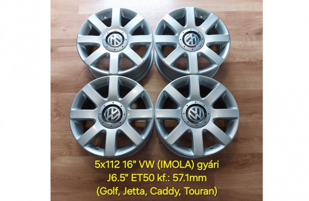 5x112 16" VW /Imola/ gyri - /Golf, Jetta, Caddy, Touran/
