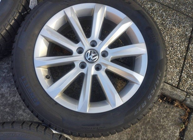 5x112 17 VW Helsinki gyári - Pirelli 215/55 r17 " téli gumi