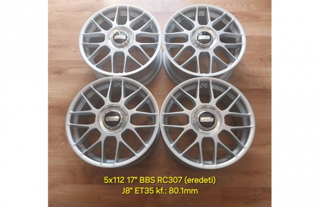 5x112 17" BBS RC /307/ alufelni garnitra - jrafnyezett