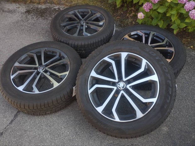 5x112 18 Dezent Skoda Kodiaq - Continental 235/55 r18 " téli