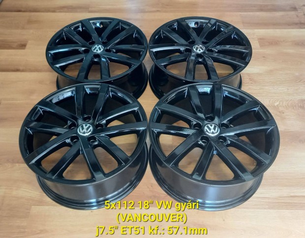 5x112 18" VW Golf GTI /Vancouver/ gyári alufelni garnitúra