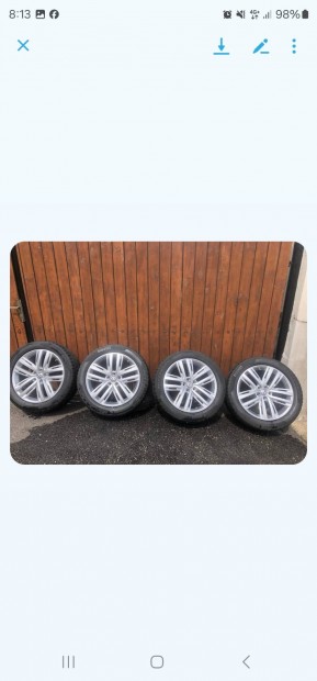 5x112 19" Vw Tiguan Q3 stb alufelni szett gyri 