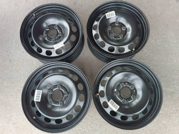 5x112 6x16 r16 et48 gyári VW lemezfelni garnitúra