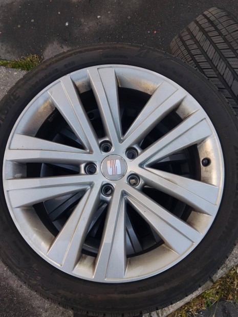 5x112 7,5Jx18" ET35 Seat gyri alufelni Bridgestone gumival